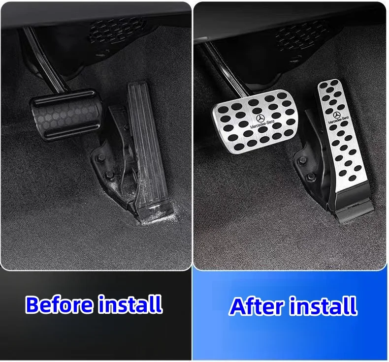 Automobile accelerator brake metal modified pedal