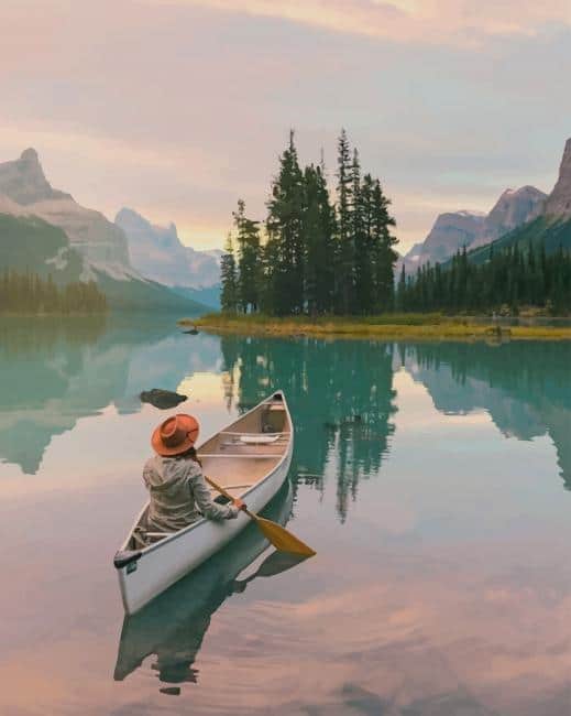 

Jasper National Park Of Canada – Paint By Numbers - 40*50CM, 501 Original