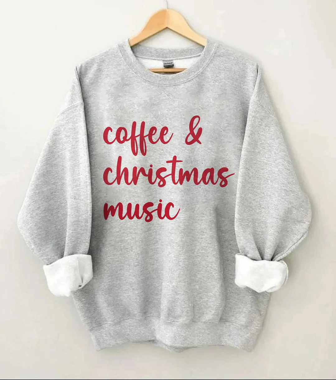 Coffee and Christmas Music Sweatshirt