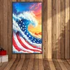 Diamond Painting-DIY Full Round Drill Flying Eagle(70*40 CM)