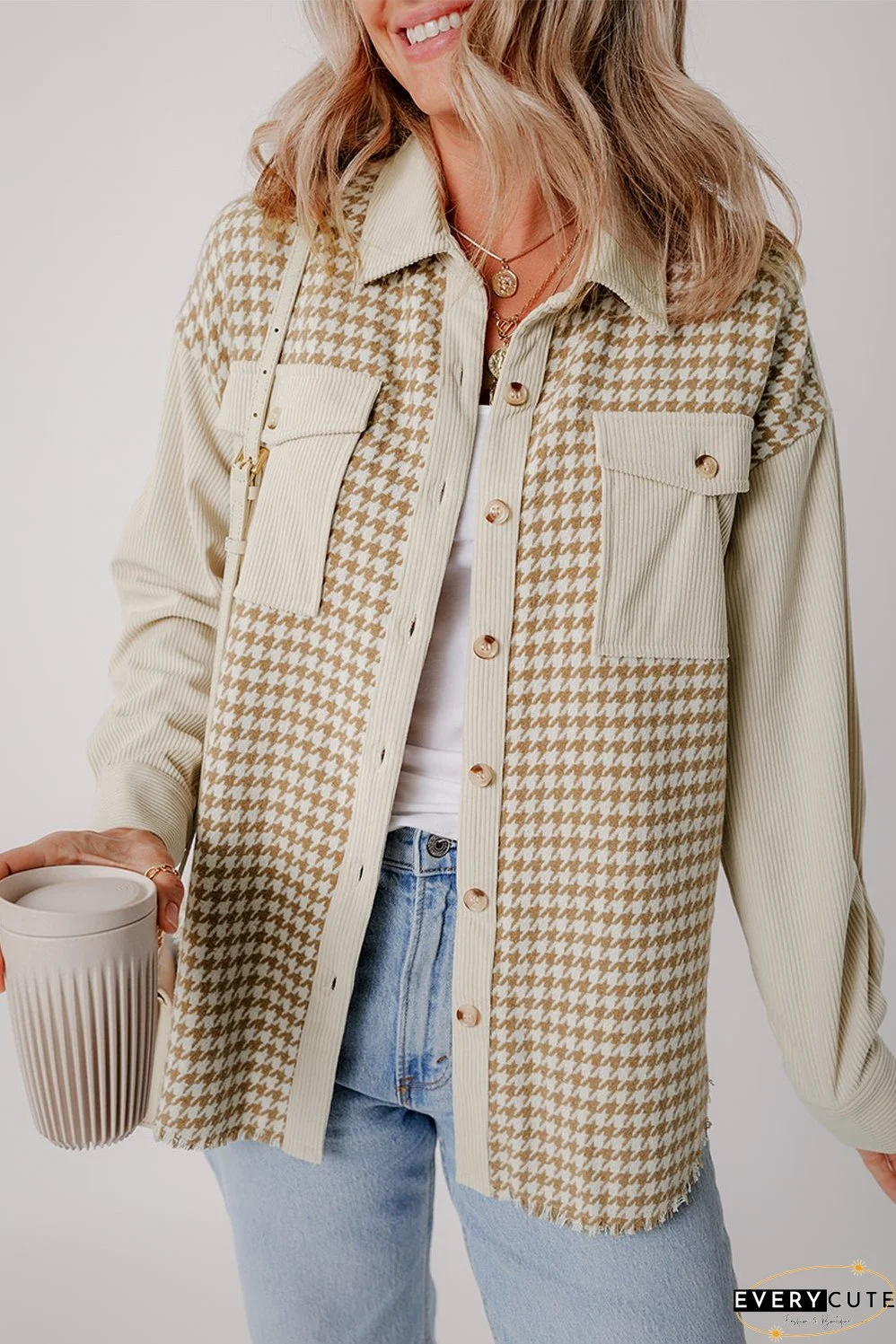 Mixed Texture Shacket