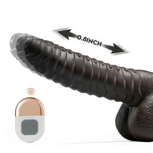 Aircraftcup™ - Pseudopenile Telescopic Swinging Penis Women's Liquid Silicone Masturbator Vibrating Rod Adult Sex Products Manufacturer