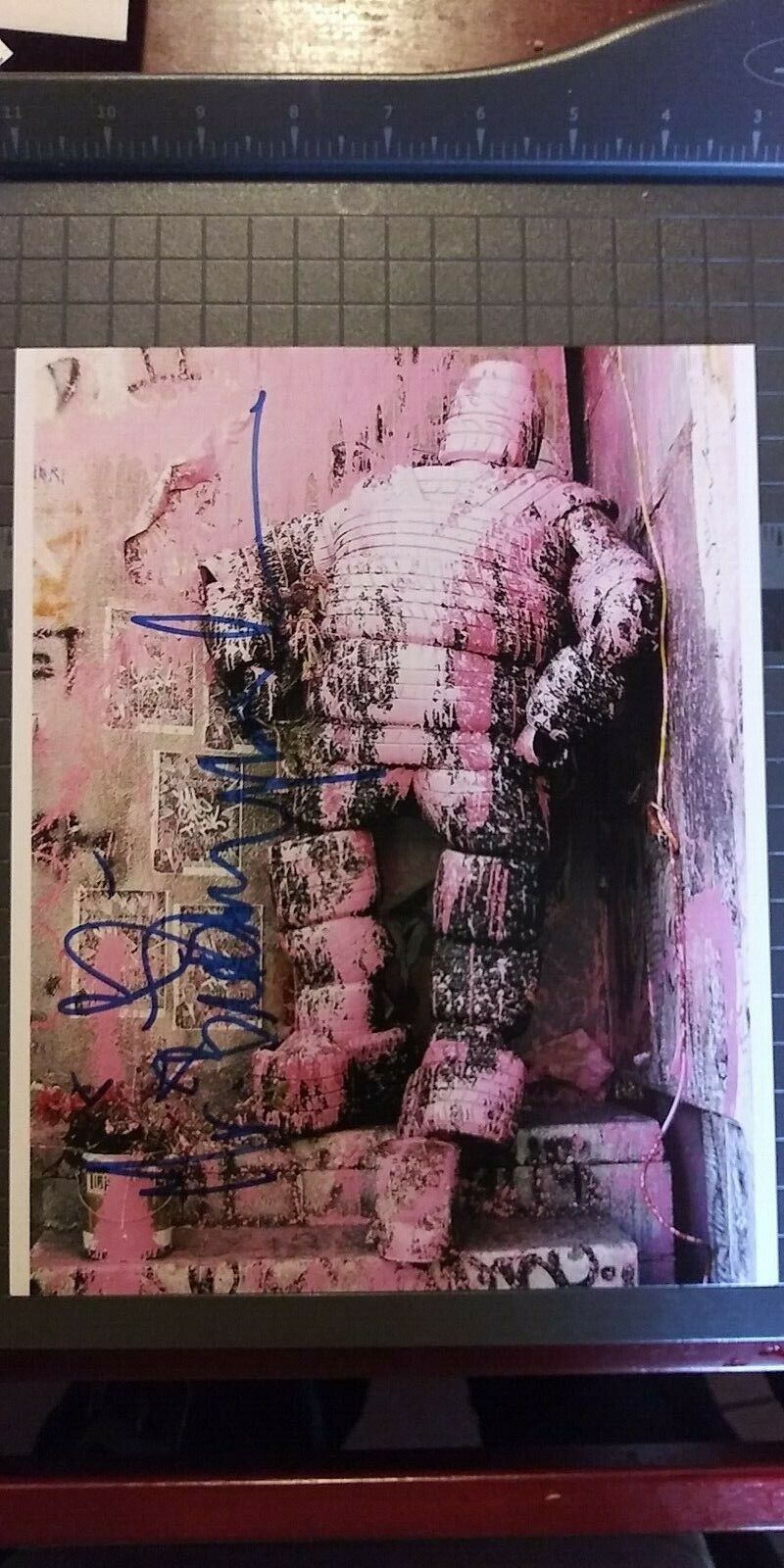 Mr. Brainwash signed 8x10