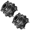 TRQ Rear Wheel Hub Bearings Assembly Set Compatible with 2013 Infiniti JX35 2014-2020 QX60 2007-2018 Nissan Altima 2009-2022 Maxima 2015-2023 Murano 2013-2020 Pathfinder