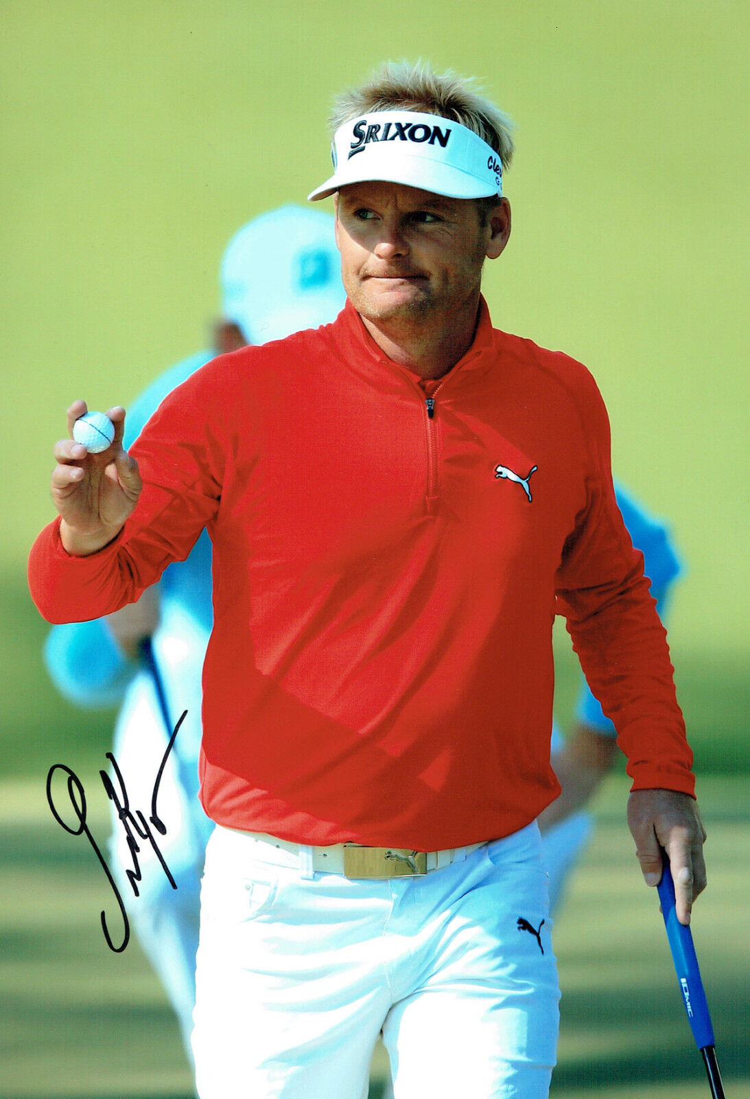 Soren KJELDSEN US PGA The Masters 12x8 Photo Poster painting Signed Autograph AFTAL COA