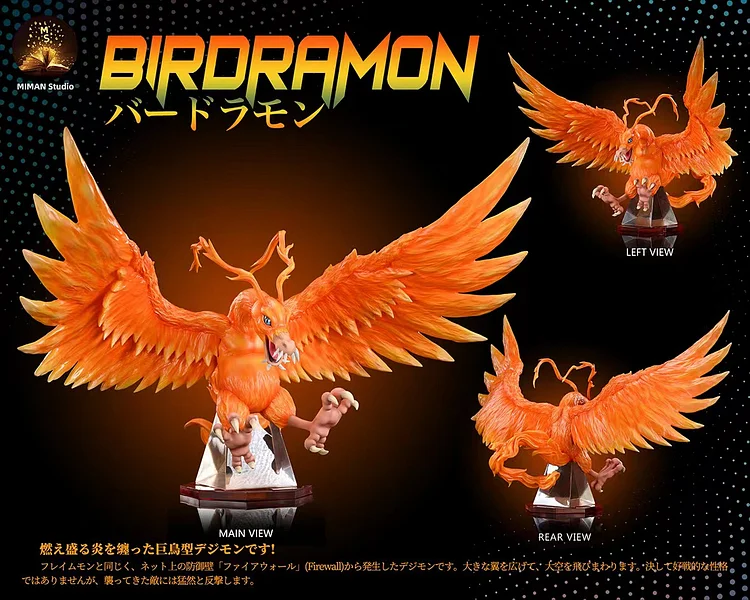 PRE-ORDER MIMAN Studio - Digimon  - Birdramon Statue(GK) -