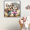 Diamond Painting-DIY Full Round Drill Old Couple