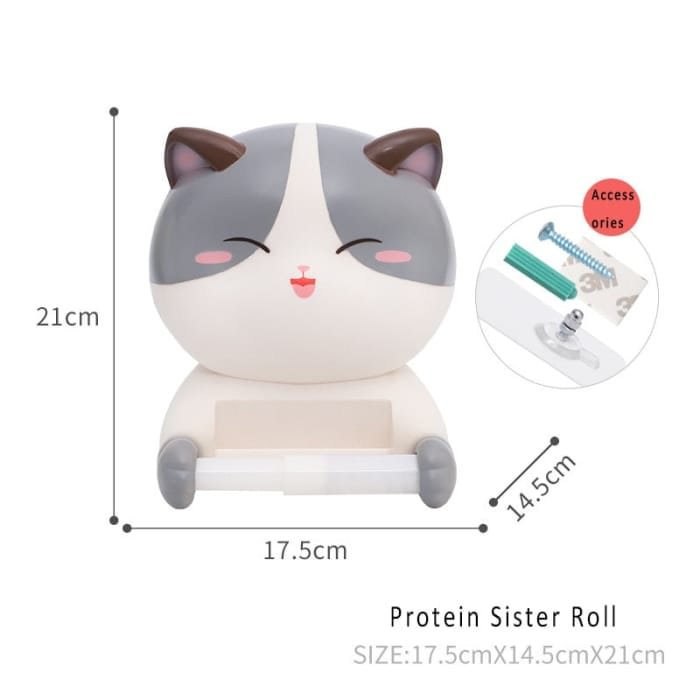 Kawaii Cat Paper Roll Holder ME61