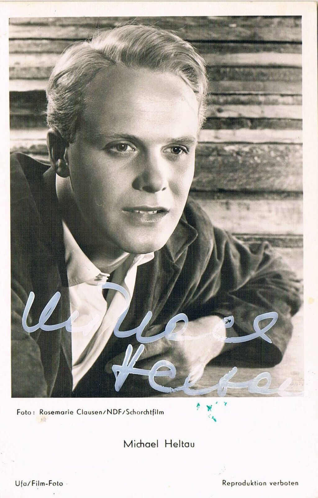 Michael Heltau 1933- autograph signed postcard Photo Poster painting 3.5x5.5