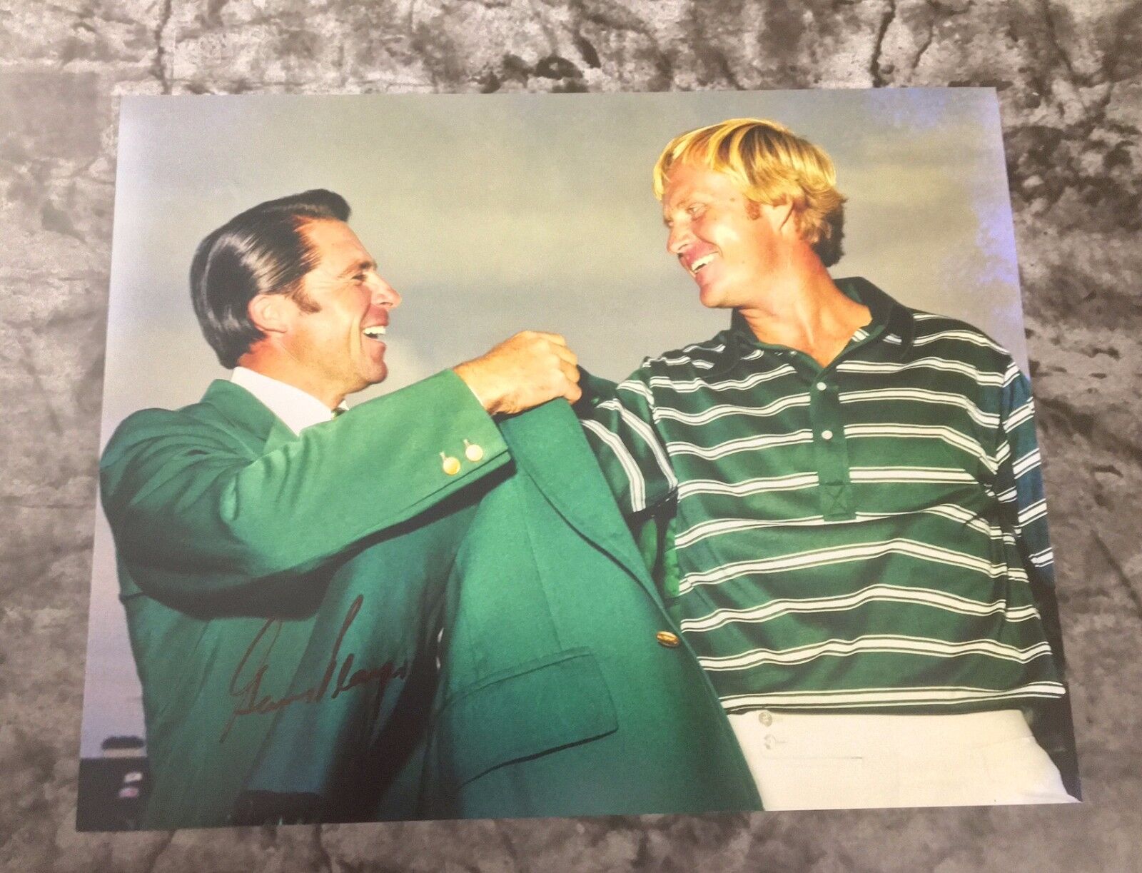 GFA Golf PGA Champion * GARY PLAYER * Signed 11x14 Photo Poster painting PROOF AD7 COA