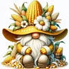 Corn Gnome - 11CT Stamped Cross Stitch - 45*45cm