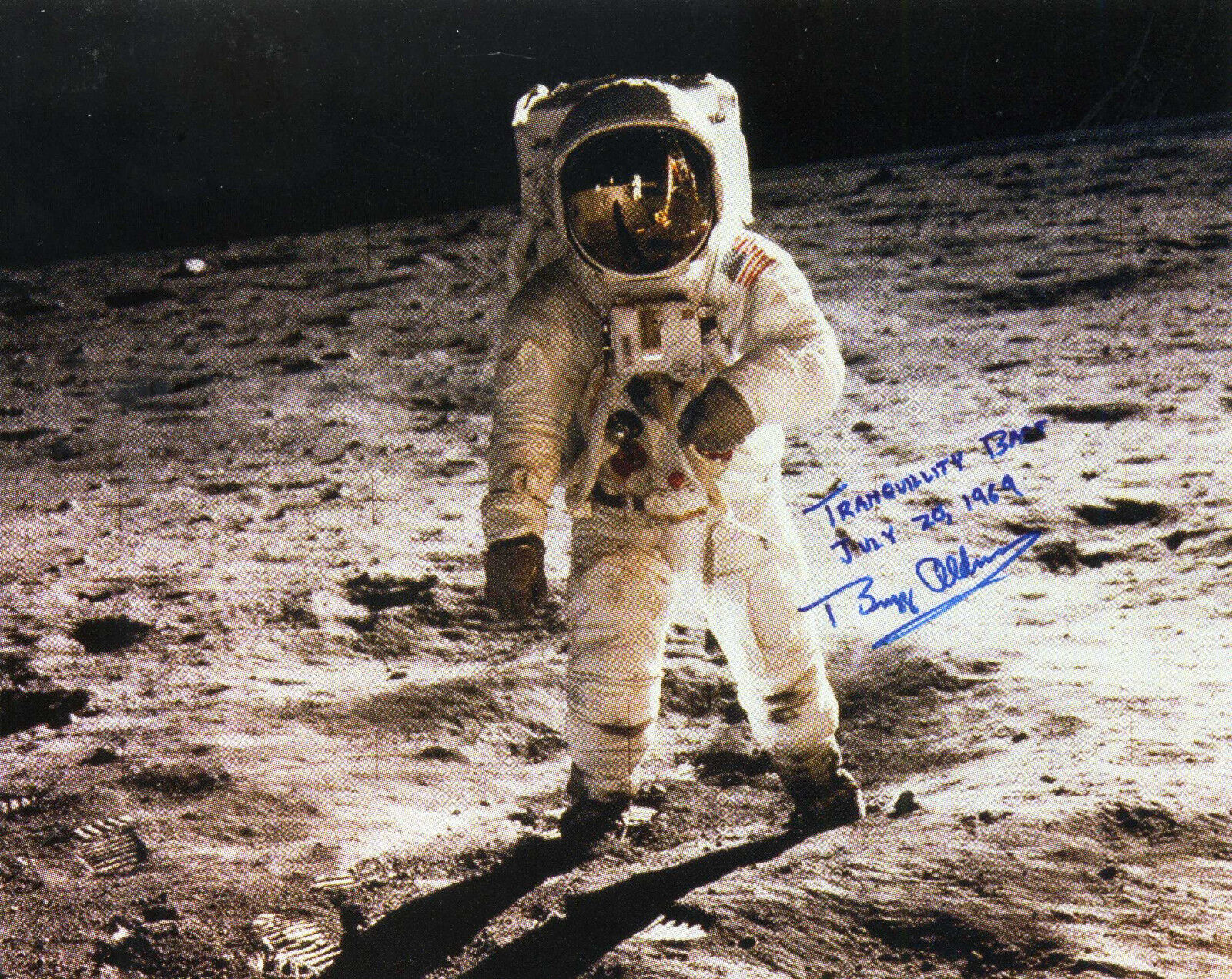 BUZZ ALDRIN Signed Photo Poster paintinggraph - Apollo XI Astronaut - 2nd Man on Moon - preprint