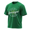 Men's Vintage St. Patrick's Day Let The Shenanigans Begin Clovers Print Short-Sleeve Cotton T-Shirt by Inlyline