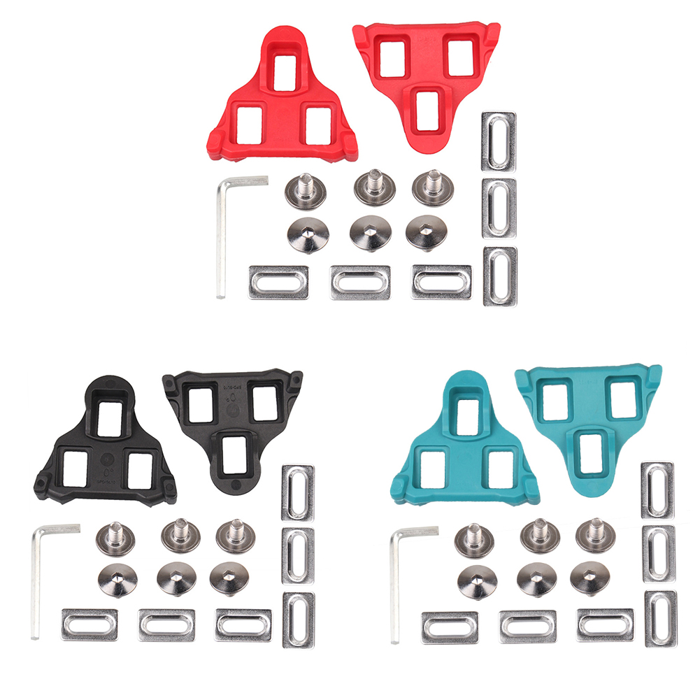 

Bicycle Cleats 6 Degree Float Bike Pedal Cleat Set for Mountain Road Bike, Blue, 501 Original