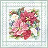Flower - 9CT Partial Beaded Cross Stitch Kit(36x36cm)