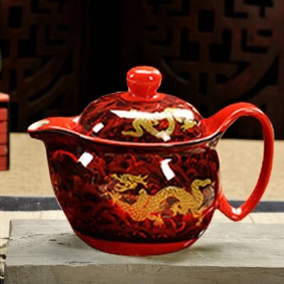 Ceramic teapot Kung Fu tea Jingdezhen landscape blue and white bone china office tea pot home