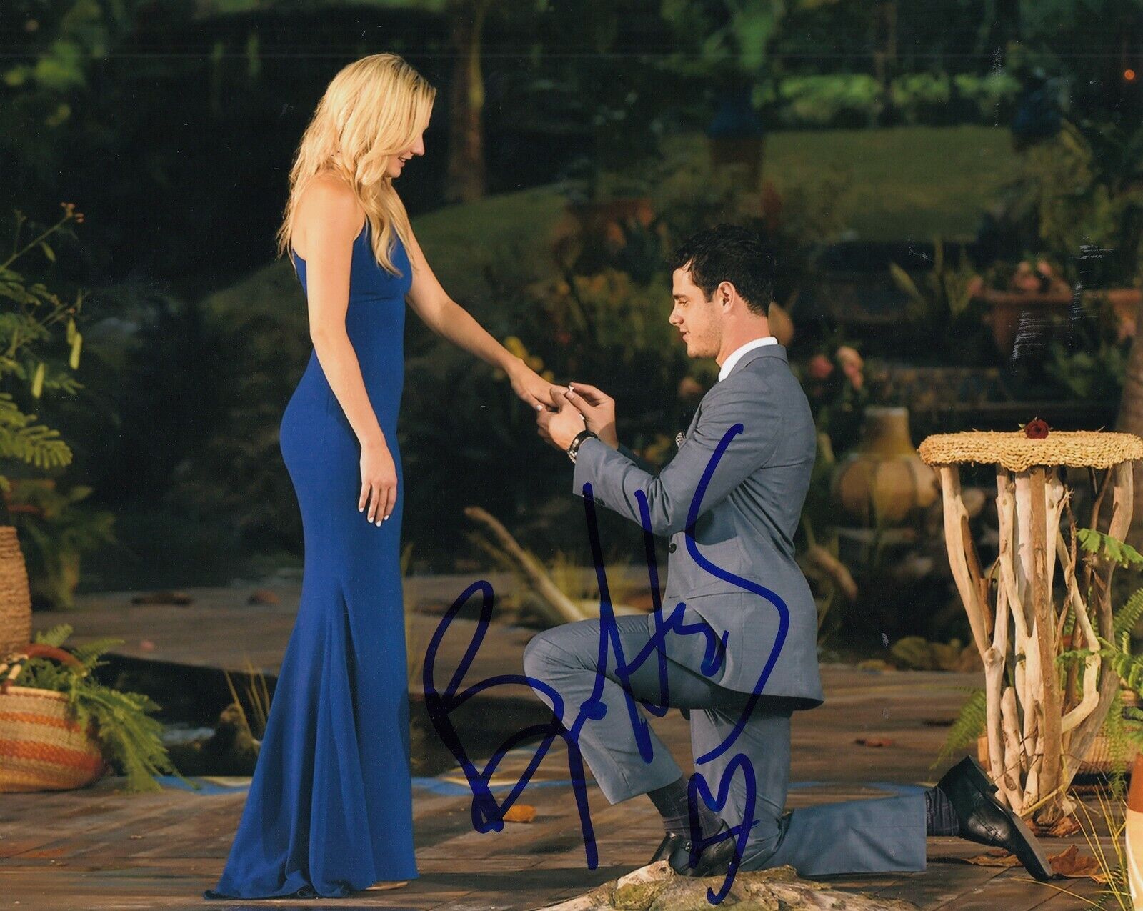 BEN HIGGINS signed (THE BACHELOR) Reality TV Star 8X10 *BACHELORETTE* W/COA #2