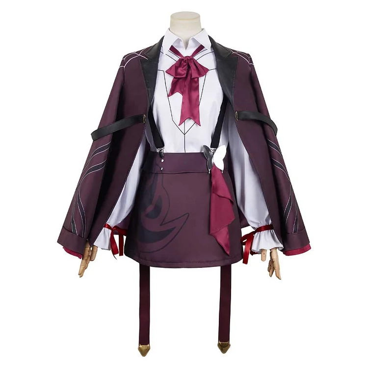 Honkai: Star Rail Kafka Little Cat Series Purple Outfits Cosplay Costume Halloween Carnival Suit