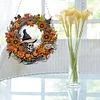 Diamond Painting Halloween Decorations Wreath Pendant for Home Window Wall
