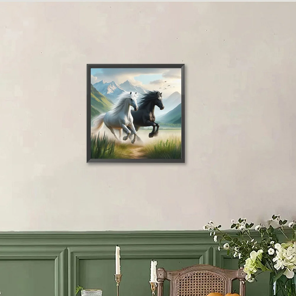 Diamond Painting - Full Round Drill - Horse(Canvas|40*40cm)