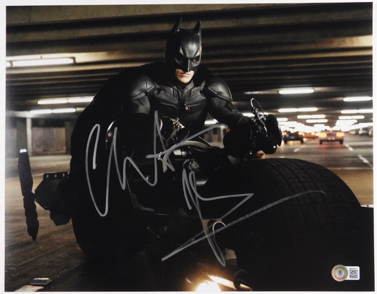 Christian Bale Beckett Signed Autograph Photo Poster painting Batman 11 x 14 The Dark Knight