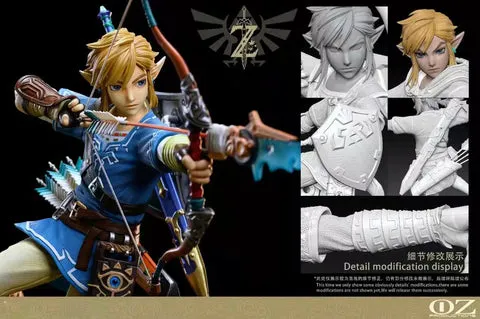 Statue Zelda Link Breath Of The Wild 38 Cm - PVC - Modèle PREMIUM 2024