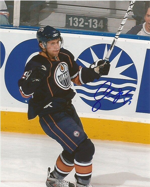 Edmonton Oilers Sam Gagner Signed Autographed 8x10 Photo Poster painting COA G