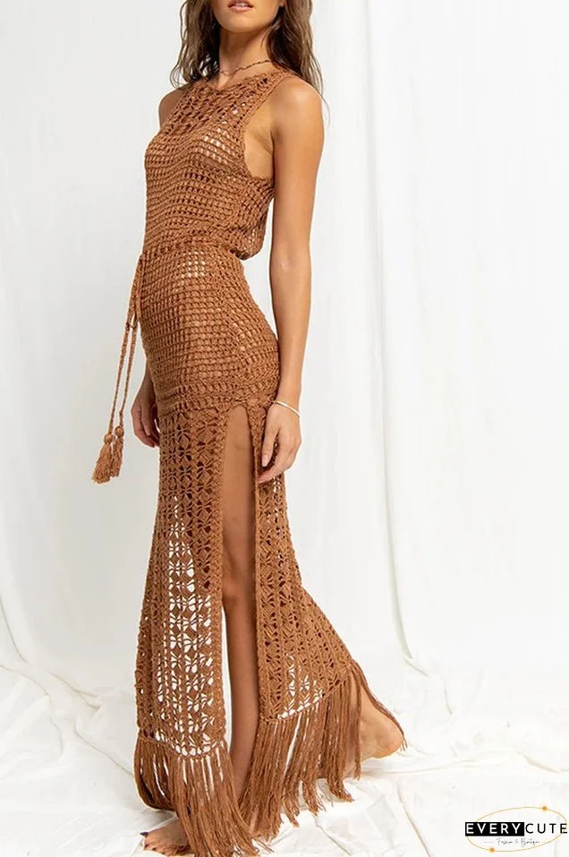 Crochet High Stylish Neck Cover Up