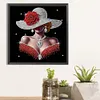 &Eacute;l&eacute;gante peinture diamant en forme de lady_special-30*30cm
