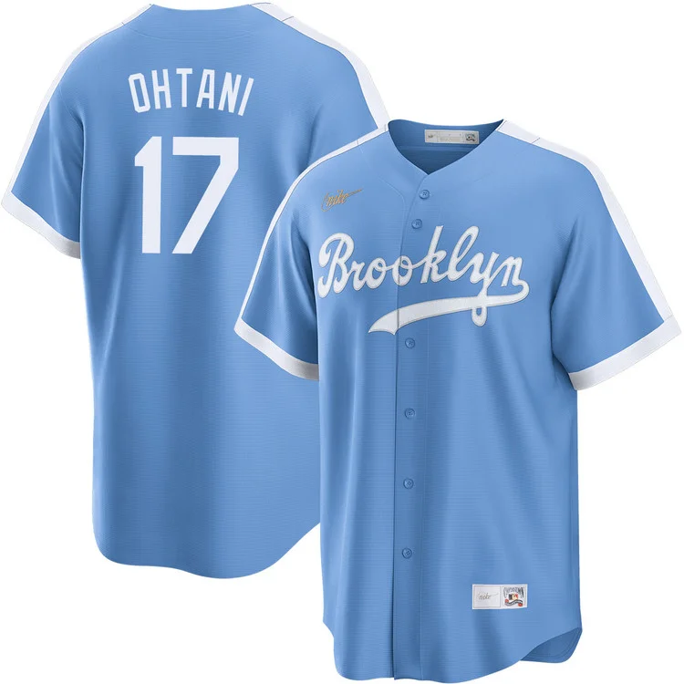 Youth Shohei Ohtani Brooklyn Dodgers Nike Cooperstown Collection Limited Player Jersey - Light Blue