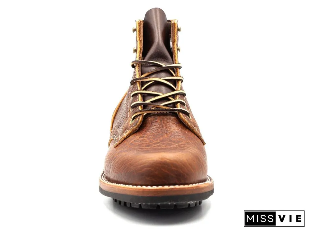 Cow Split Leather Men Boots Comfortable Boots Men Footwear Rubber Ankle Boots Men's Shoes