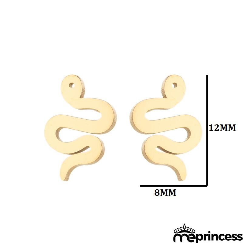 Women Fashion Hollow Eagle Owl Snake Dolphin Bee Giraffe Elephant Dog Cat Rabbit Fish Bird Penguim Stainless Steel Stud Earrings