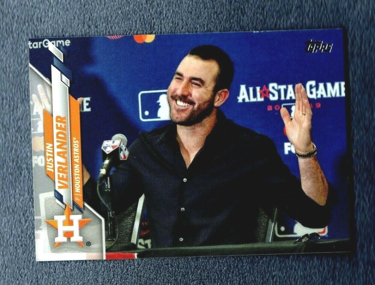 2020 Topps Update Photo Poster painting Variations #U194 Justin Verlander interview A13 052