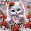 Diamond Painting-DIY Crystal Rhinestone Lovely Cat(Box Packaging)