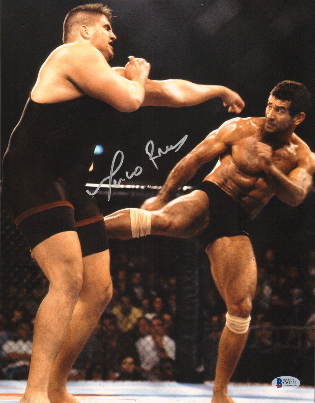 Marco Ruas Signed 11x14 Photo Poster painting BAS Beckett COA UFC 7 1995 Fight Picture Autograph