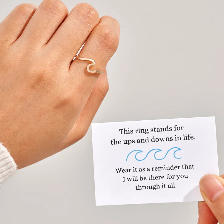 Gold Wave Ring