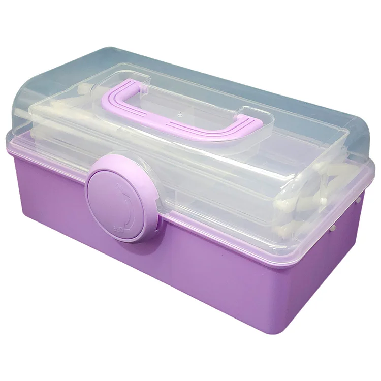 3Pcs 12 Grids Diamond Storage Box, Clear Plastic Bead Containers