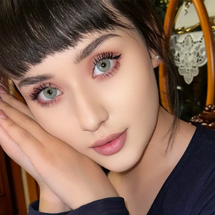 【NEW】Y2K New York Urban Green Colored Contact Lenses