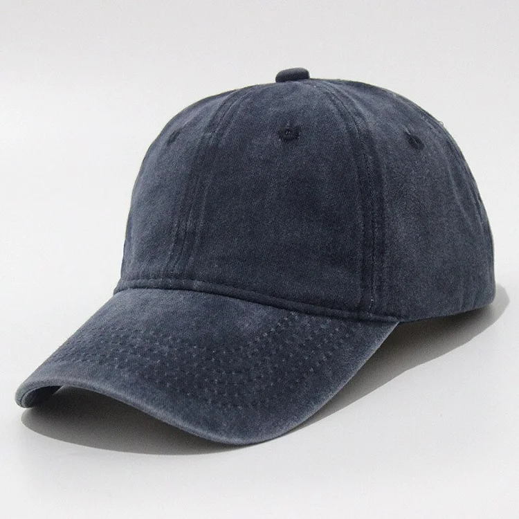 Literary Retro Baseball Cap Washed Cotton Soft Top Hat Solid Color Adjustable Men and Womans Baseball Caps Outdoor Visor Hats