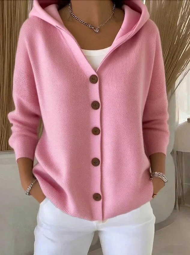 🔥Women's Blended Long-Sleeve Comfortable Casual Cardigan