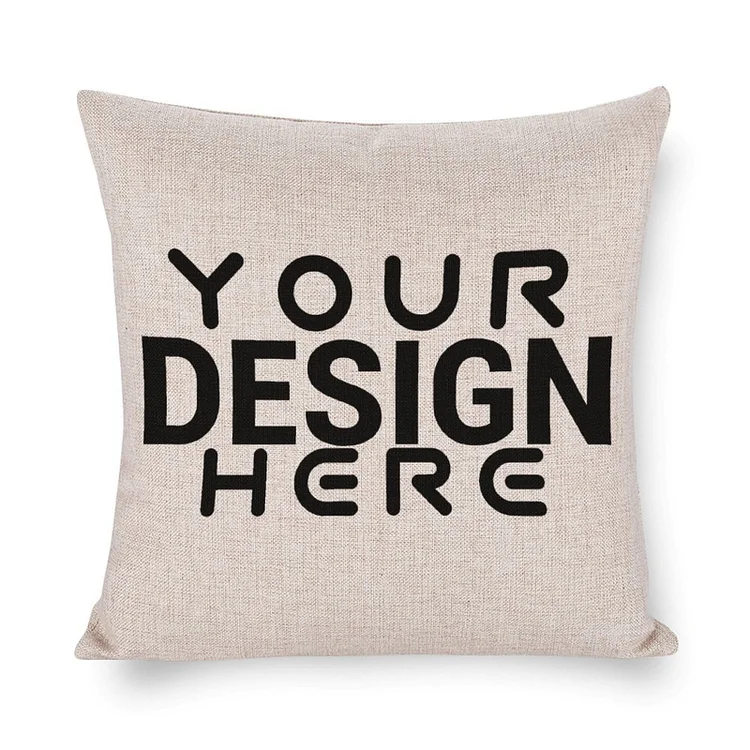 Personalized Design  Cotton Linen Pillow Case