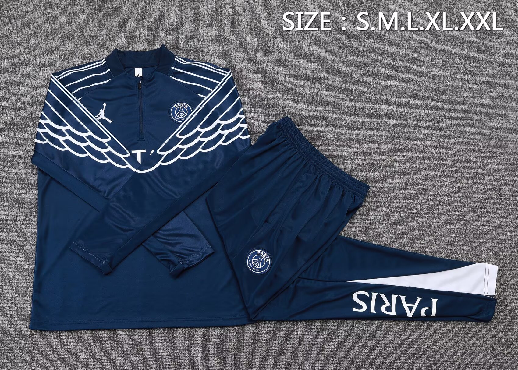 25/26 PSG Paris Saint Germain Half-Pull Training Suit Kit