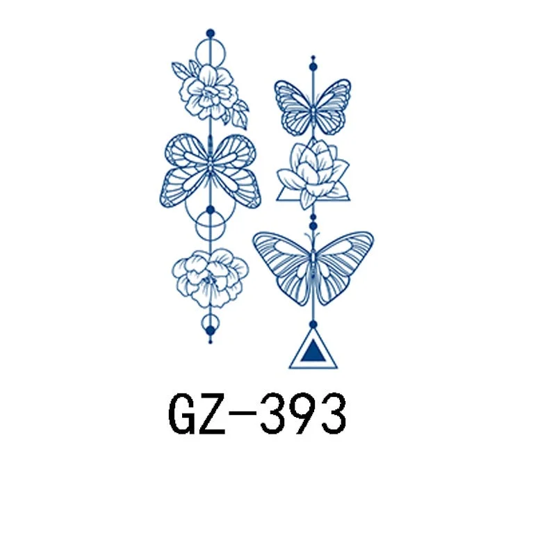 Net Red Herbal Juice Tattoo Sticker Semi-permanent Waterproof Sweat-proof Tattoo Masking Scar Temporary Tattoo