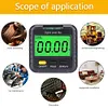 360 Degree Magnetic Digital Inclinometer Angle Meter Finder Protractor Tool