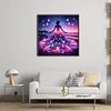 Beach Butterfly Dress Girl - 11CT Stamped Cross Stitch - 45*45cm