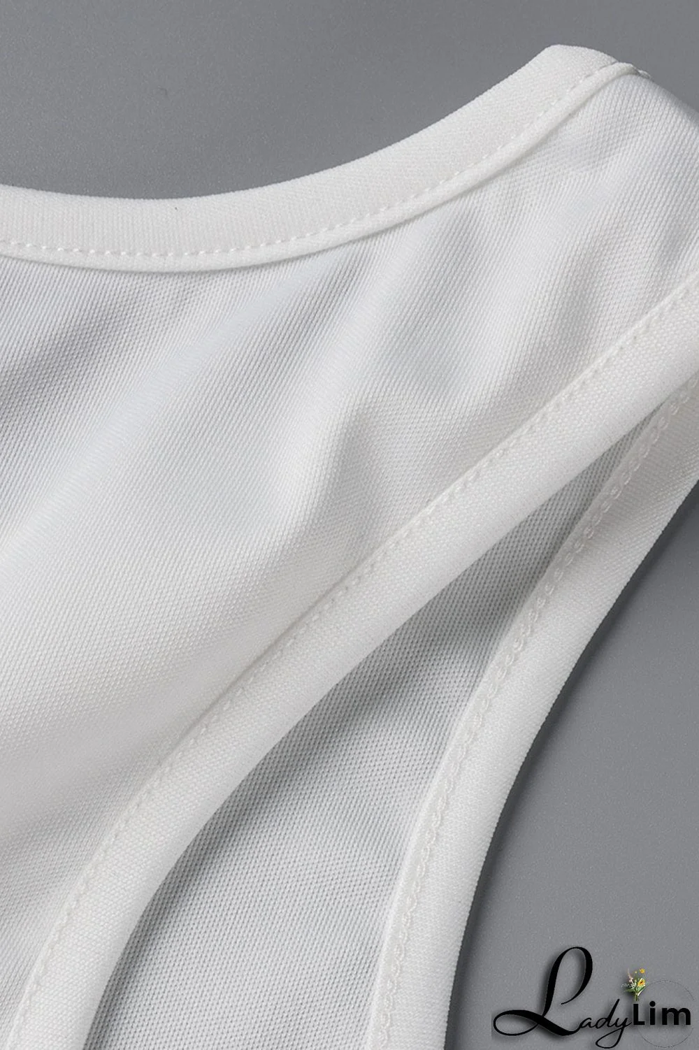 Orange Fashion Casual Sportswear Solid Basic O Neck Sleeveless Two Pieces