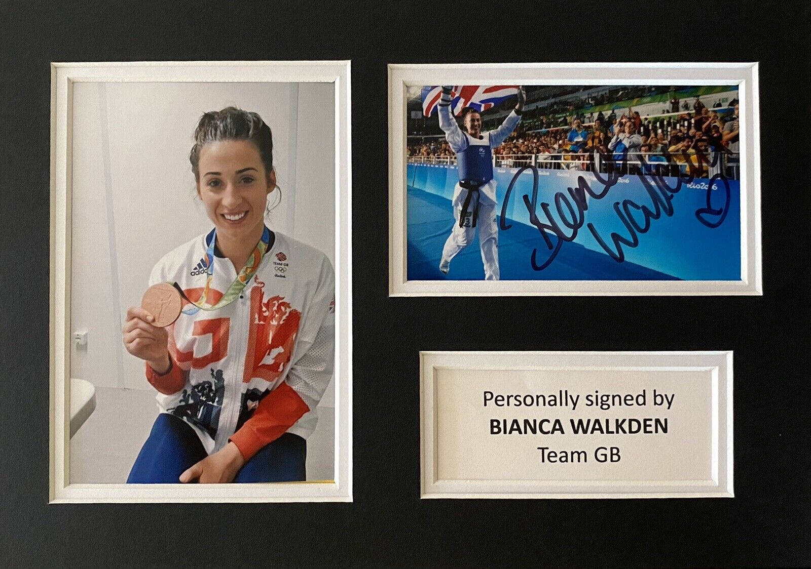 Bianca Walkden Hand Signed Photo Poster painting In A4 Mount Display - Olympics - Team GB