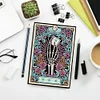 Totenkopf Tarot - 5d DIY Basteln Notizbuch