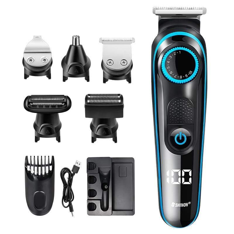 5-in-1 Multi-Function Electric Clipper With LCD Display