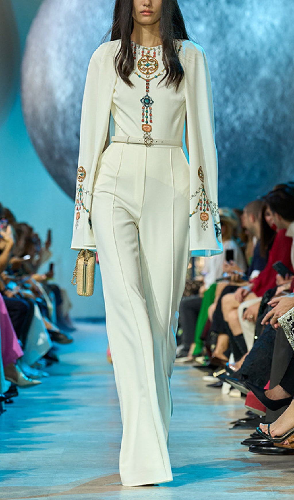 Adrielle White Diamond Jumpsuit Fashionslee